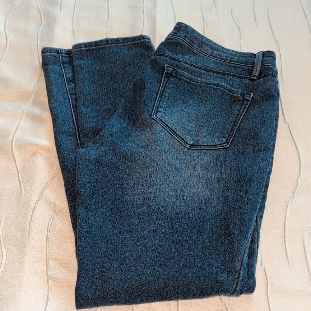 Kardashian Kollection Women's Straight Leg Jeans - Blue